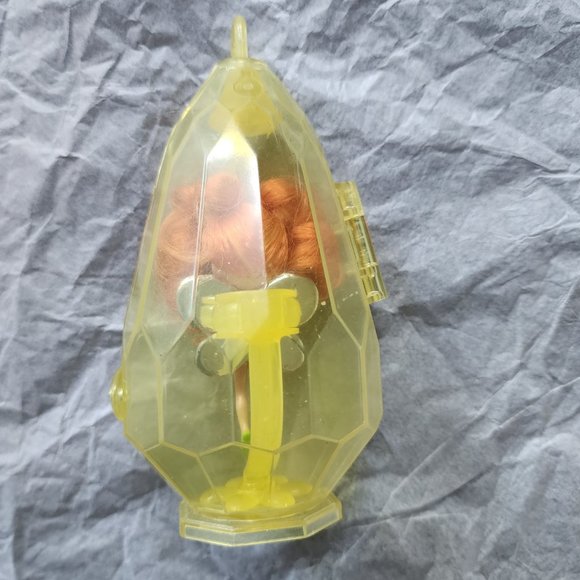 Barbie Fairytopia Shimmer Orange Pixie Necklace Case or Ring Fairy - Picture 3 of 4